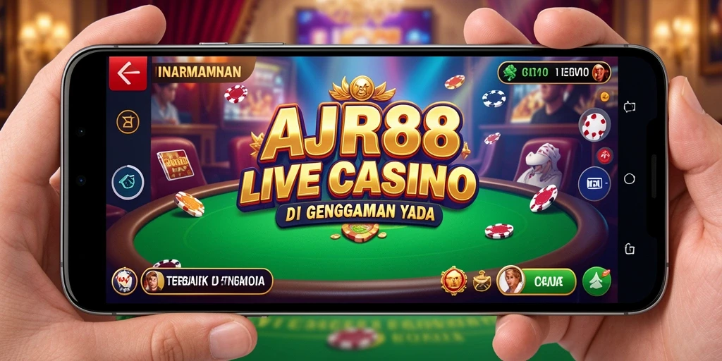 Tampilan gameplay Live Casino yang memukau dan interaktif.