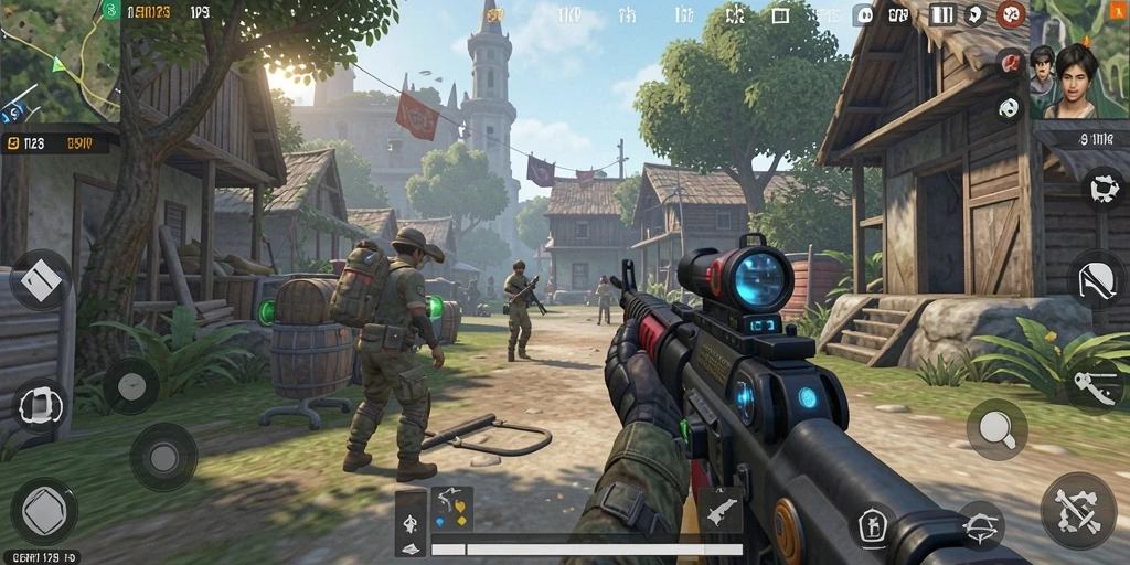 Gameplay seru dari CERI123 dengan aksi tembak-menembak yang mendebarkan.