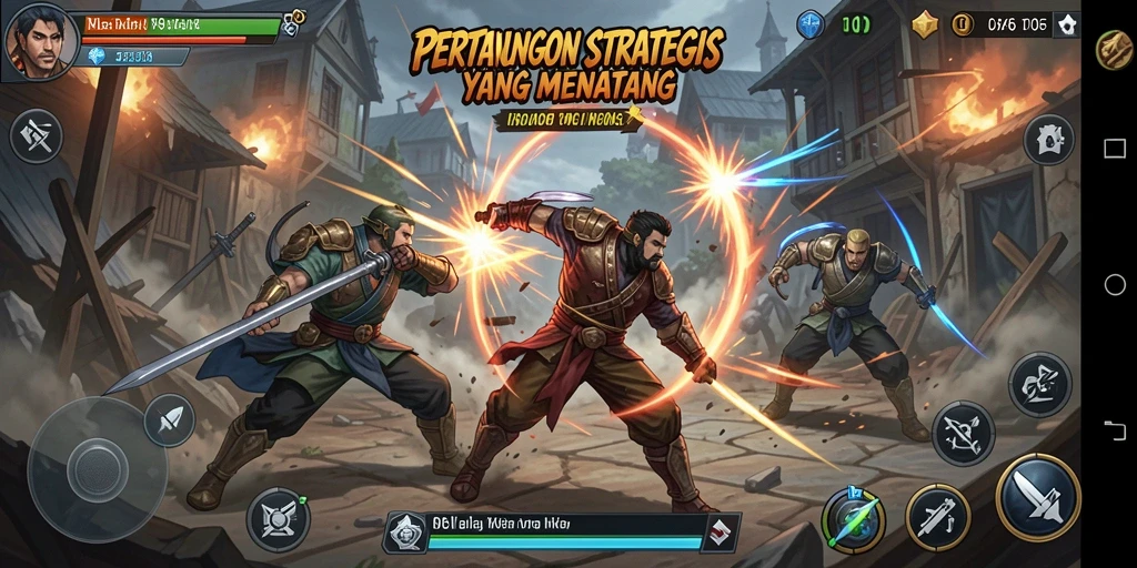 Tampilan gameplay D06 yang mendebarkan dan penuh strategi.