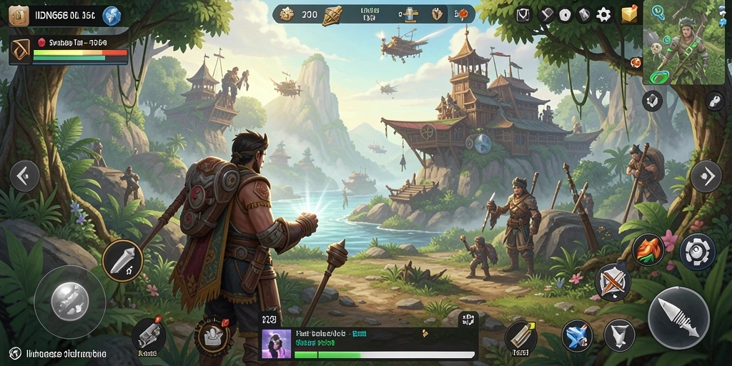 Tangkapan layar gameplay IDN668 dengan visual yang memukau.