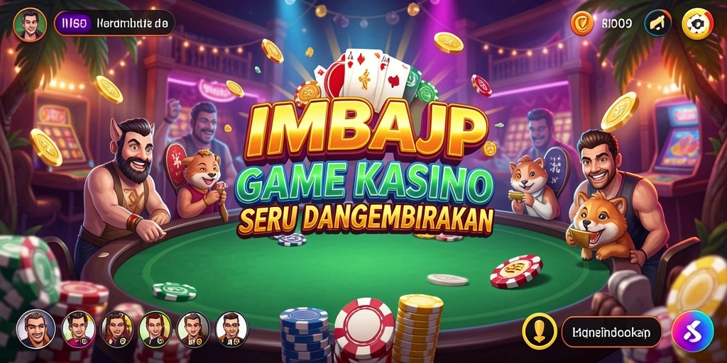 Tampilan utama gameplay <strong>IMBAJP</strong> yang menampilkan pengalaman Kasino yang seru.