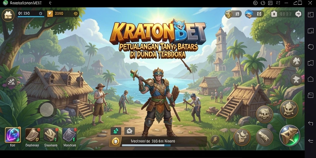 Tampilan gameplay yang mempesona dari KRATONBET di dunia terbuka.