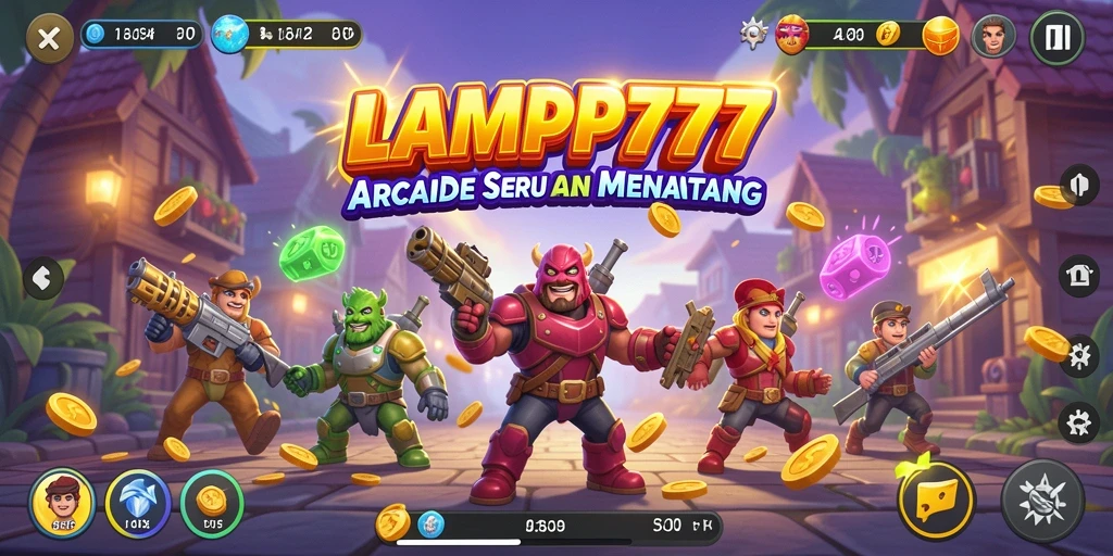 Tampilan gameplay LAMPU777 yang seru dan dinamis.
