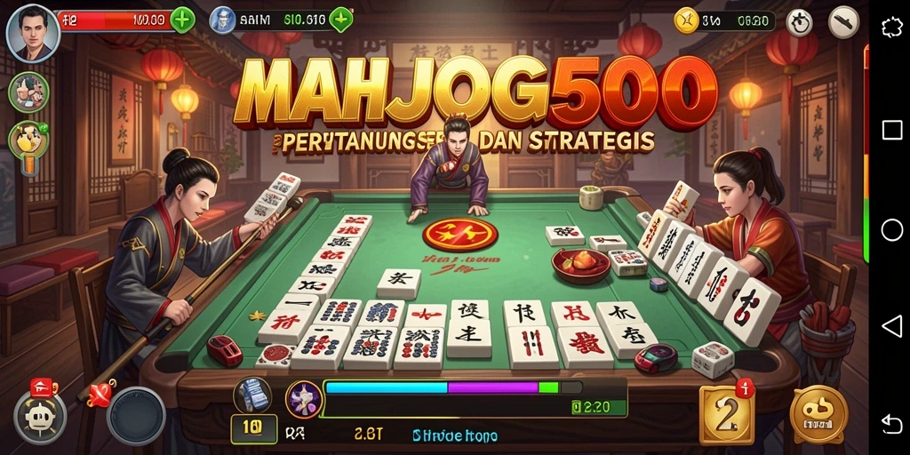 Tangkapan layar gameplay MAHJONG500 yang penuh aksi dan strategi.