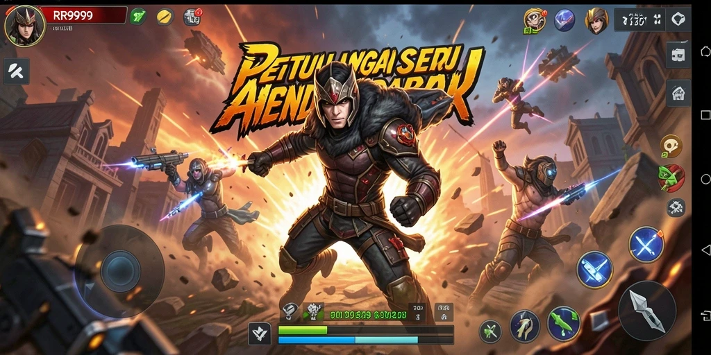 Tampilan gameplay seru dalam RR999 dengan aksi mendebarkan.