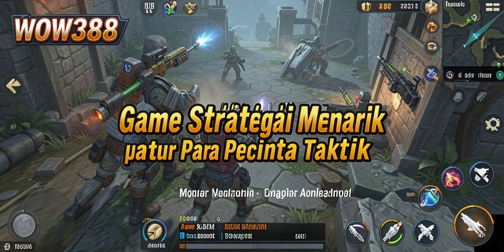 Tampilan gameplay WOW388 yang menarik dan taktis di layar.