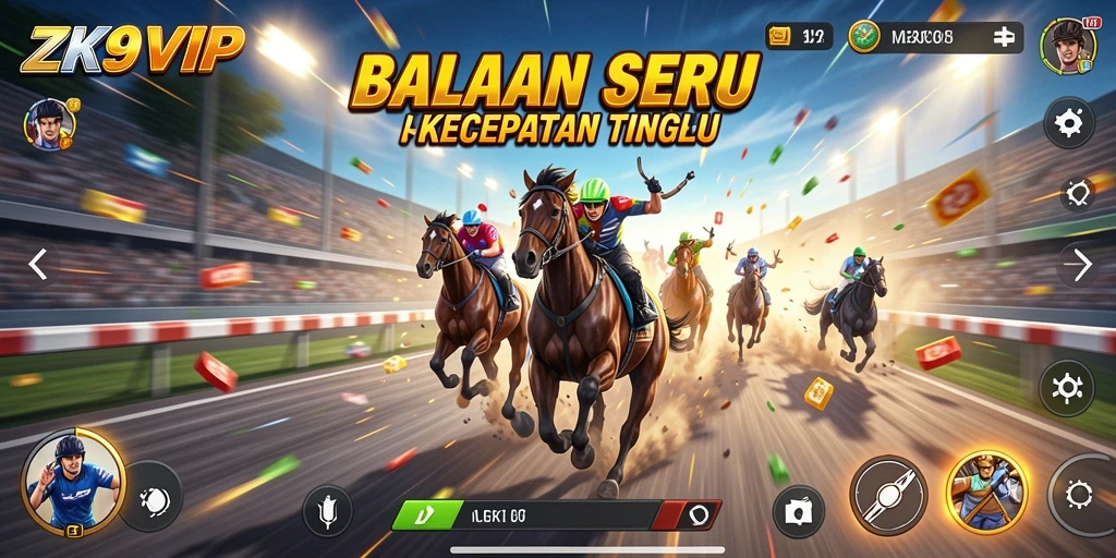 Gameplay seru ZK9VIP dengan kecepatan tinggi balapan kendaraan.